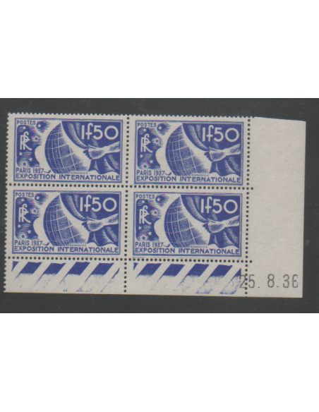 CD du N° 0327 du 25 8 36 Neuf **