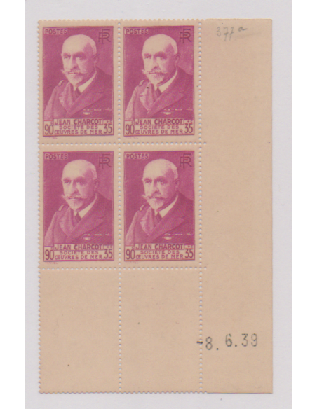 CD du N° 0377A du 8 6 39 Neuf **