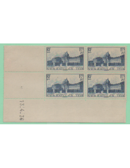 CD du N° 0379 du 13 4 38 Neuf **