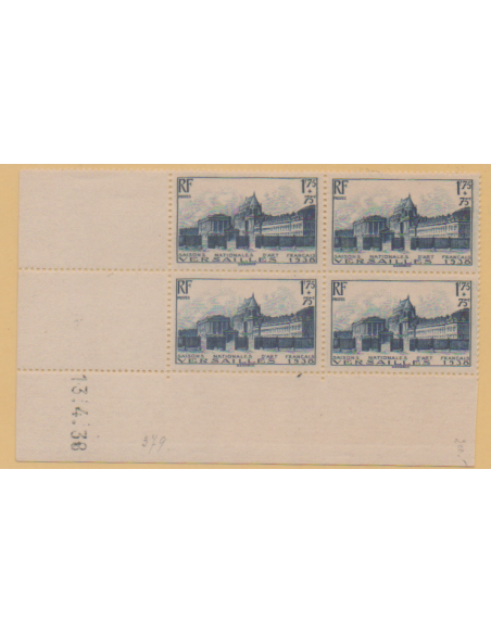 CD du N° 0379 du 13 4 38 Neuf **