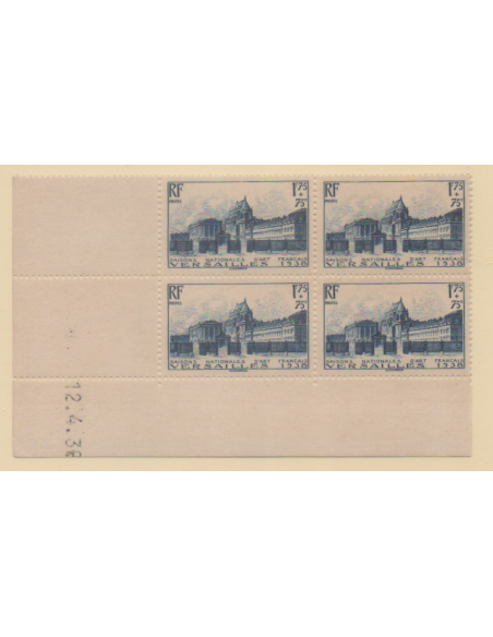 CD du N° 0379 du 12 4 38 Neuf **