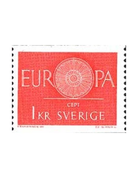 Timbre Poste Europa Suède N° 0455 N** philatelie foxtimbre