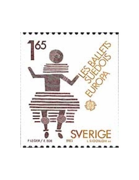 Timbre Poste Europa Suède N° 1219 N** philatelie foxtimbre