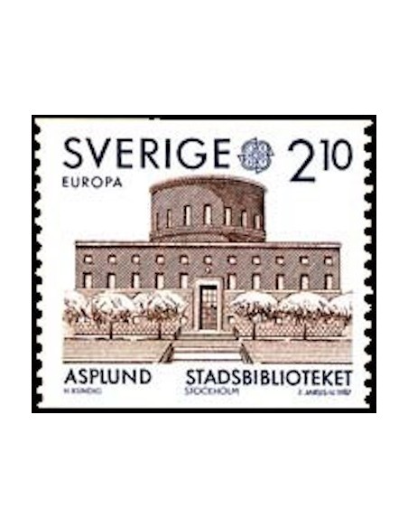 Timbre Poste Europa Suède N° 1410 N** philatelie foxtimbre