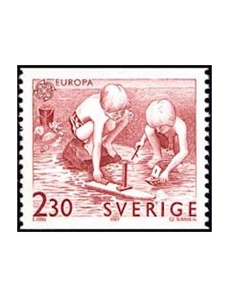 Timbre Poste Europa Suède N° 1521 N** philatelie foxtimbre