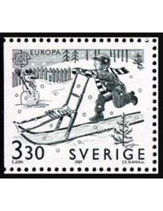 Timbre Poste Europa Suède N° 1522 N** philatelie foxtimbre