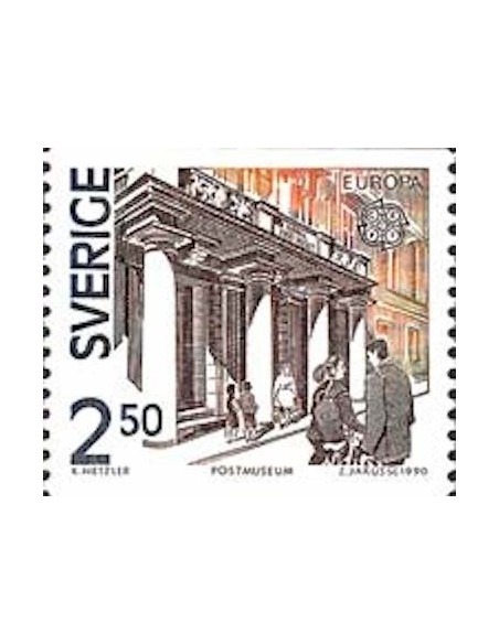 Timbre Poste Europa Suède N° 1571 N** philatelie foxtimbre