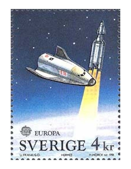 Timbre Poste Europa Suède N° 1653 N** philatelie foxtimbre