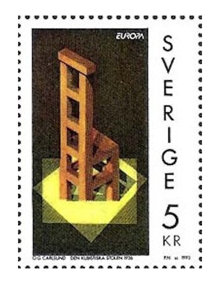 Timbre Poste Europa Suède N° 1758 N** philatelie foxtimbre