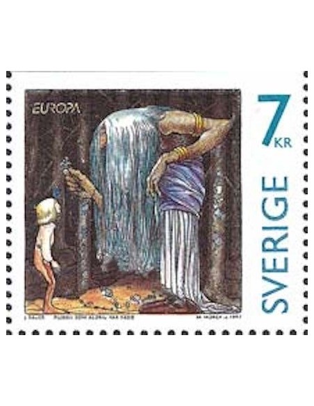 Timbre Poste Europa Suède N° 1985 N** philatelie foxtimbre
