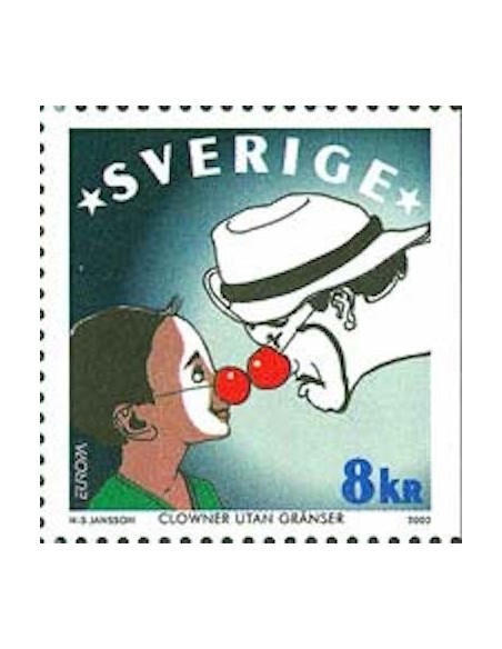 Timbre Poste Europa Suède N° 2276 N** philatelie foxtimbre