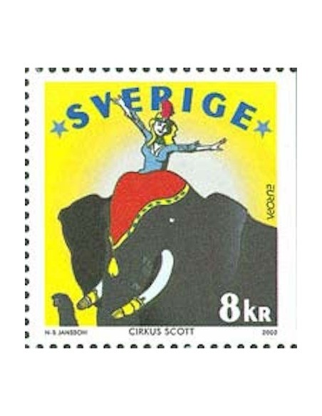 Timbre Poste Europa Suède N° 2278 N** philatelie foxtimbre