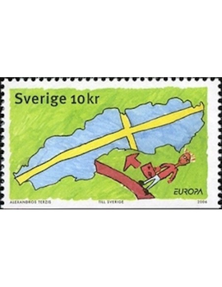 Timbre Poste Europa Suède N° 2510 N** philatelie foxtimbre