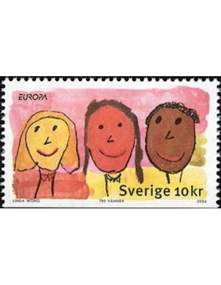 Timbre Poste Europa Suède N° 2511 N** philatelie foxtimbre