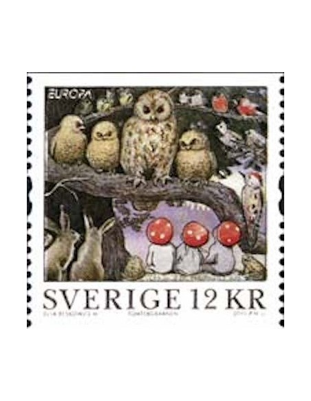 Timbre Poste Europa Suède N° 2715 N** philatelie foxtimbre