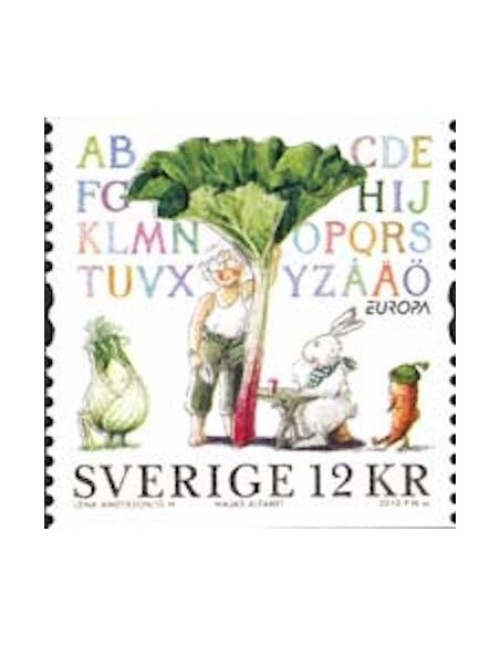 Timbre Poste Europa Suède N° 2716 N** philatelie foxtimbre