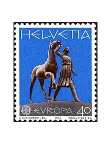 Timbre Poste Europa Suisse N° 0955 N** philatelie foxtimbre