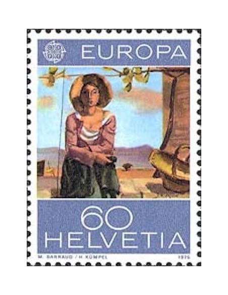 Timbre Poste Europa Suisse N° 0982 N** philatelie foxtimbre