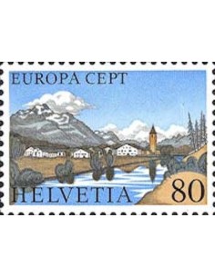 Timbre Poste Europa Suisse N° 1025 N** philatelie foxtimbre