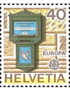 Timbre Poste Europa Suisse N° 1084 N** philatelie foxtimbre
