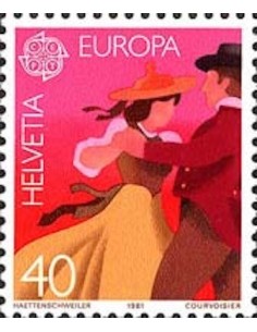 Timbre Poste Europa Suisse N° 1126 N** philatelie foxtimbre