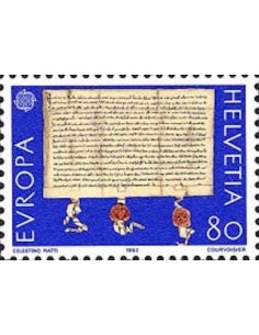 Timbre Poste Europa Suisse N° 1151 N** philatelie foxtimbre