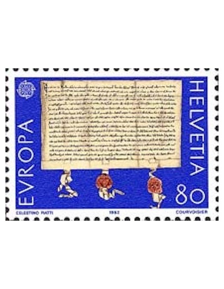 Timbre Poste Europa Suisse N° 1151 N** philatelie foxtimbre