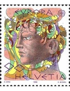 Timbre Poste Europa Suisse N° 1245 N** philatelie foxtimbre