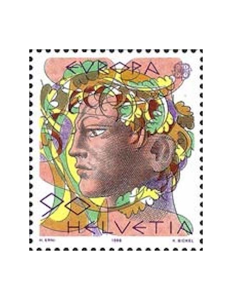 Timbre Poste Europa Suisse N° 1245 N** philatelie foxtimbre