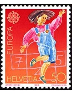 Timbre Poste Europa Suisse N° 1323 N** philatelie foxtimbre