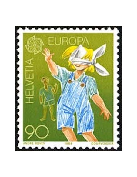 Timbre Poste Europa Suisse N° 1324 N** philatelie foxtimbre