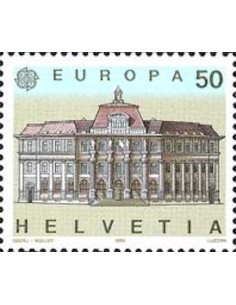 Timbre Poste Europa Suisse N° 1347 N** philatelie foxtimbre