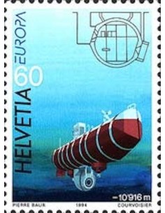 Timbre Poste Europa Suisse N° 1453 N** philatelie foxtimbre