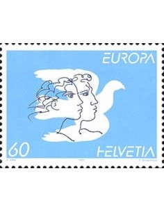 Timbre Poste Europa Suisse N° 1480 N** philatelie foxtimbre