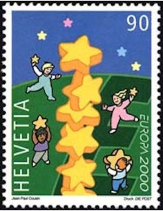 Timbre Poste Europa Suisse N° 1637 N** philatelie foxtimbre