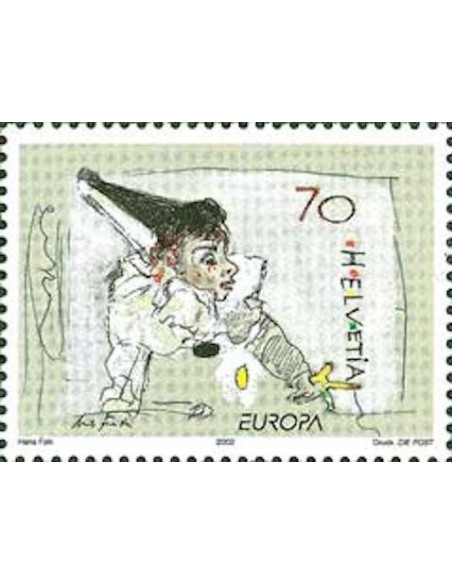 Timbre Poste Europa Suisse N° 1719 N** philatelie foxtimbre