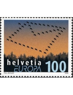 Timbre Poste Europa Suisse N° 1991 N** philatelie foxtimbre