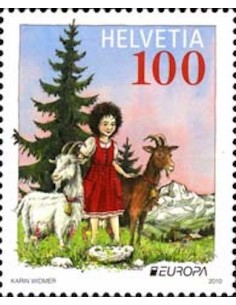 Timbre Poste Europa Suisse N° 2079 N** philatelie foxtimbre