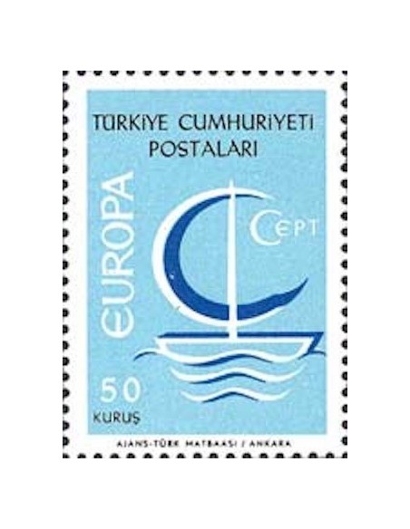Timbre Poste Europa Turquie N° 1796 N** philatelie foxtimbre