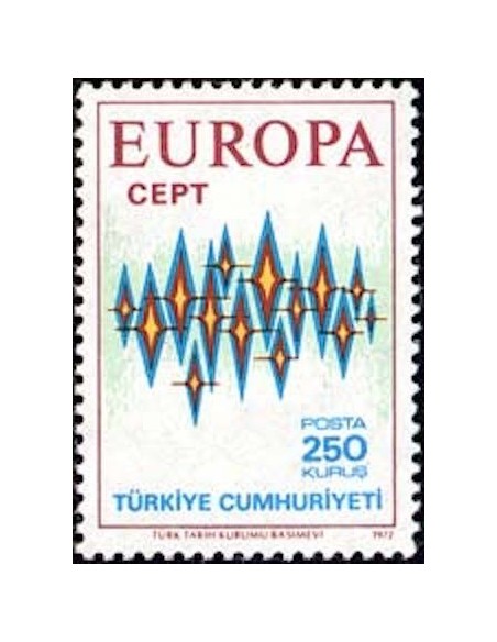 Timbre Poste Europa Turquie N° 2025 N** philatelie foxtimbre