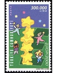 Timbre Poste Europa Turquie N° 2944 N** philatelie foxtimbre