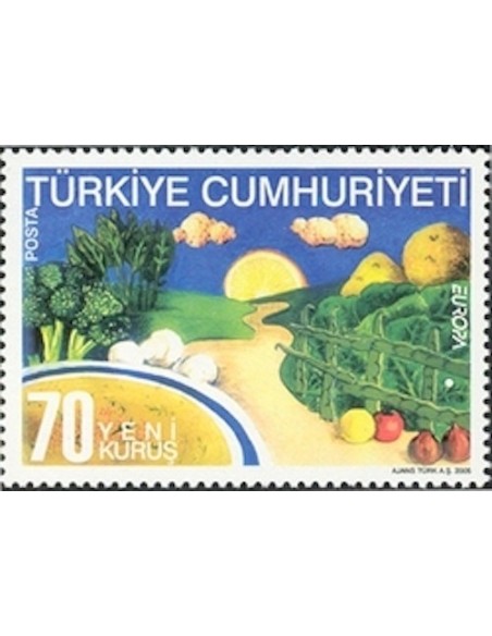 Timbre Poste Europa Turquie N° 3167 N** philatelie foxtimbre