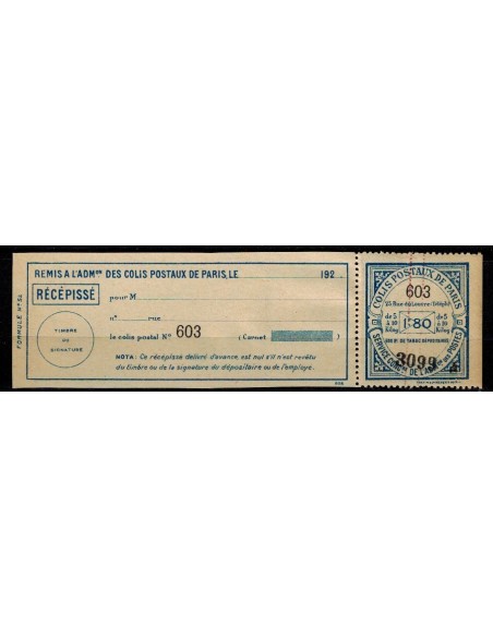 Colis Paris pour Paris