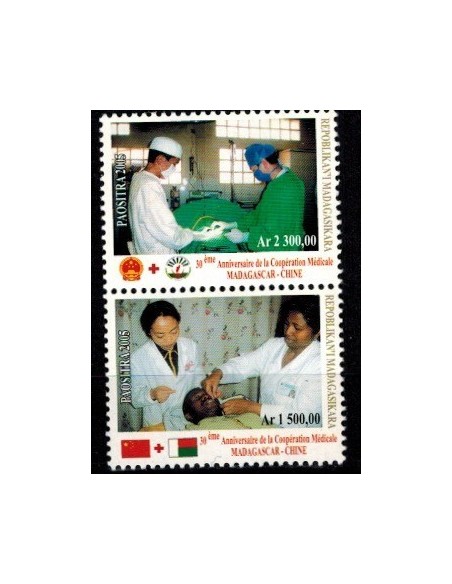 Madagascar N° 1870/71 Neuf **