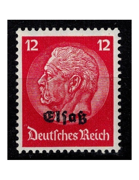 Alsace Lorraine N° 14 Obli