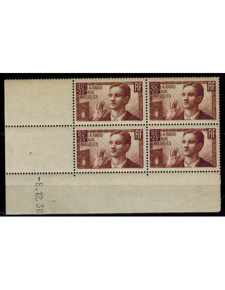 CD du N° 0418 du 8 12 38 Neuf **