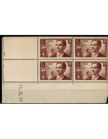 CD du N° 0418 du 15 12 38 Neuf **