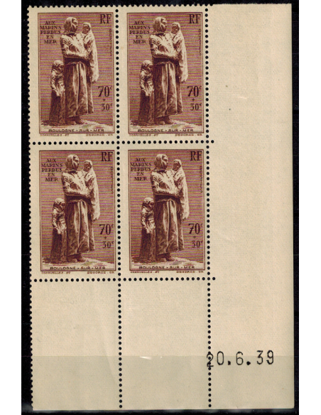 CD du N° 0447 du 20 6 39 Neuf **