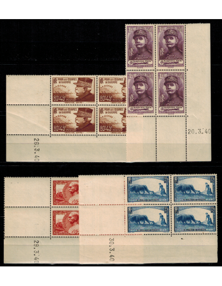 CD du N° 0454/457 du 1940 Neuf **