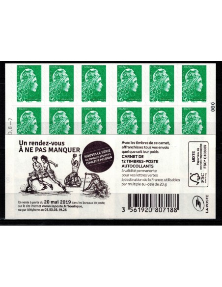 Carnet Moderne N° 1598C6